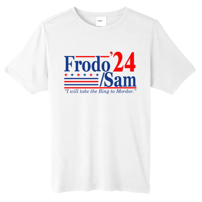 Frodo Sam 2024 I Will Take The Ring To Mordor Funny ChromaSoft Performance T-Shirt