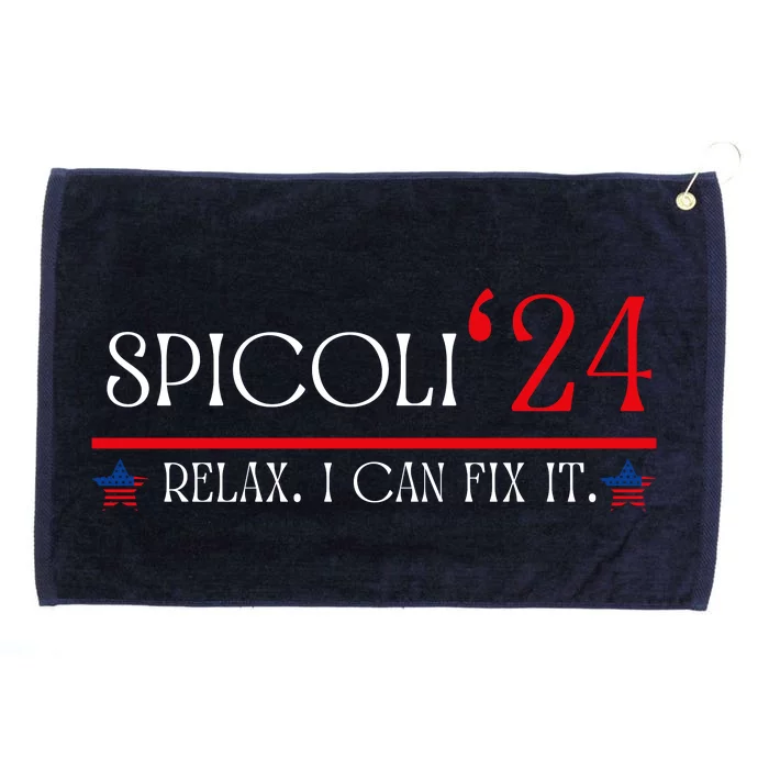 Funny Spicoli 2024, Spicoli 24 Relax I Can Fix It. Meme Grommeted Golf Towel