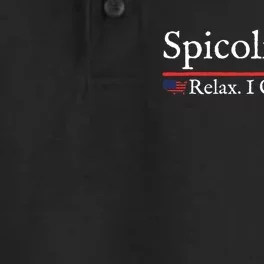 Funny Spicoli 24 Spicoli 2024 Relax I Can Fix It Dry Zone Grid Performance Polo