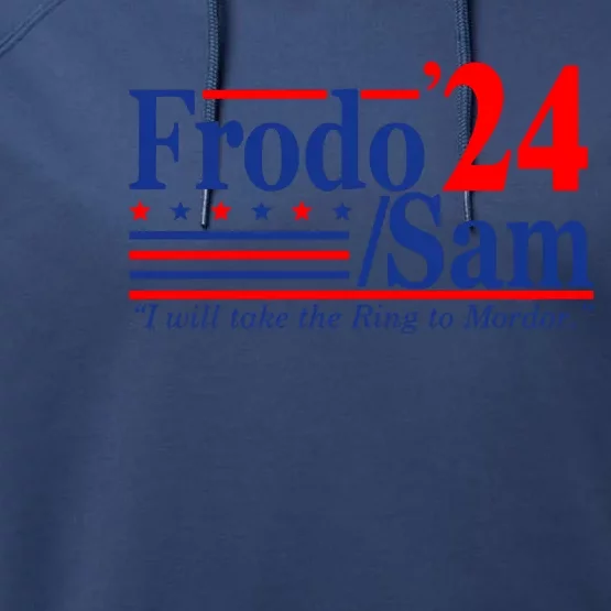 Frodo Sam 2024 Funny Movie Quote Performance Fleece Hoodie