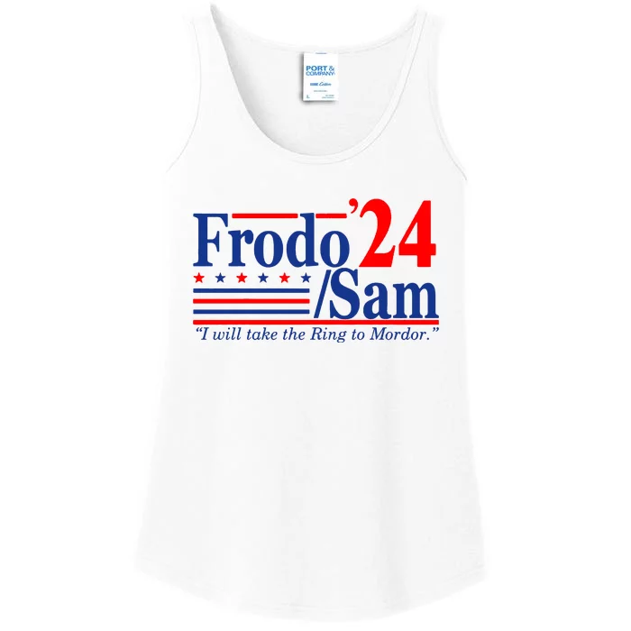 Frodo Sam 2024 Funny Movie Quote Ladies Essential Tank