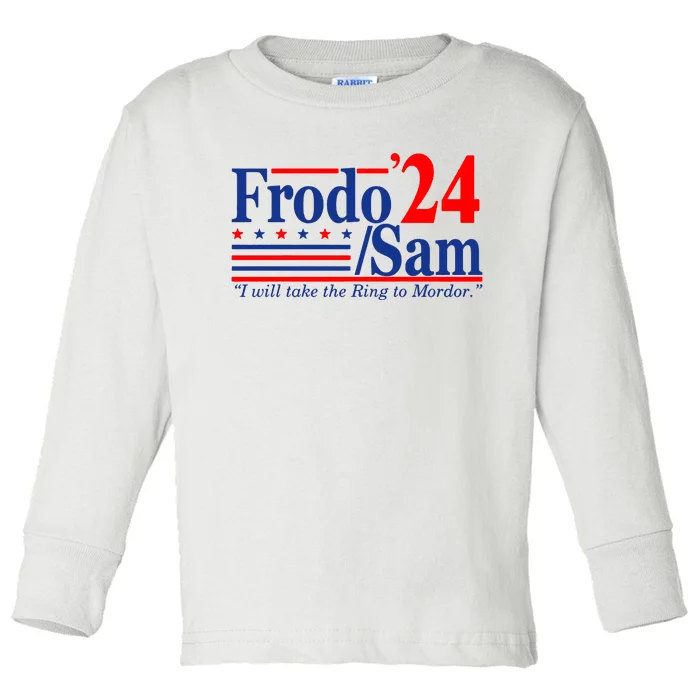 Frodo Sam 2024 Funny Movie Quote Toddler Long Sleeve Shirt