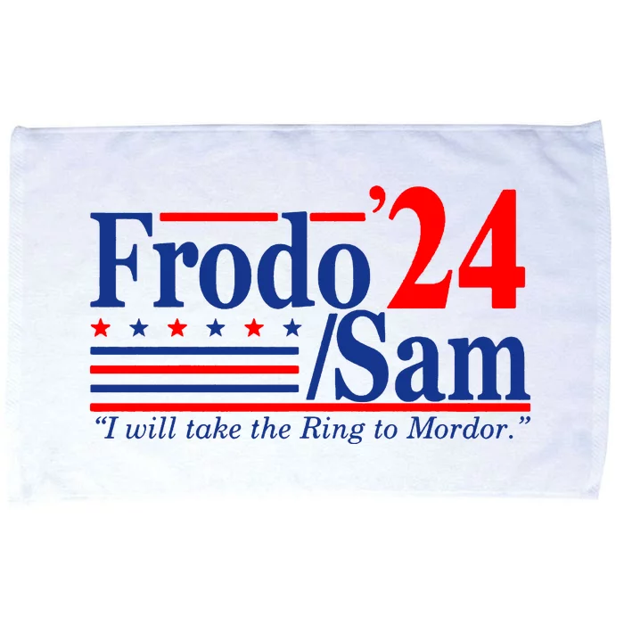 Frodo Sam 2024 Funny Movie Quote Microfiber Hand Towel