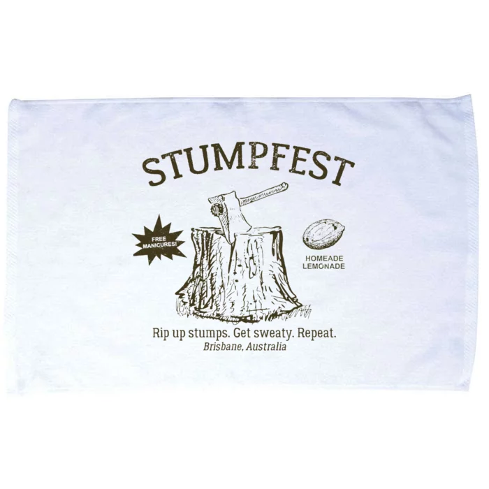 Funny Stumpfest 2023 Brisbane Get Sweaty Microfiber Hand Towel