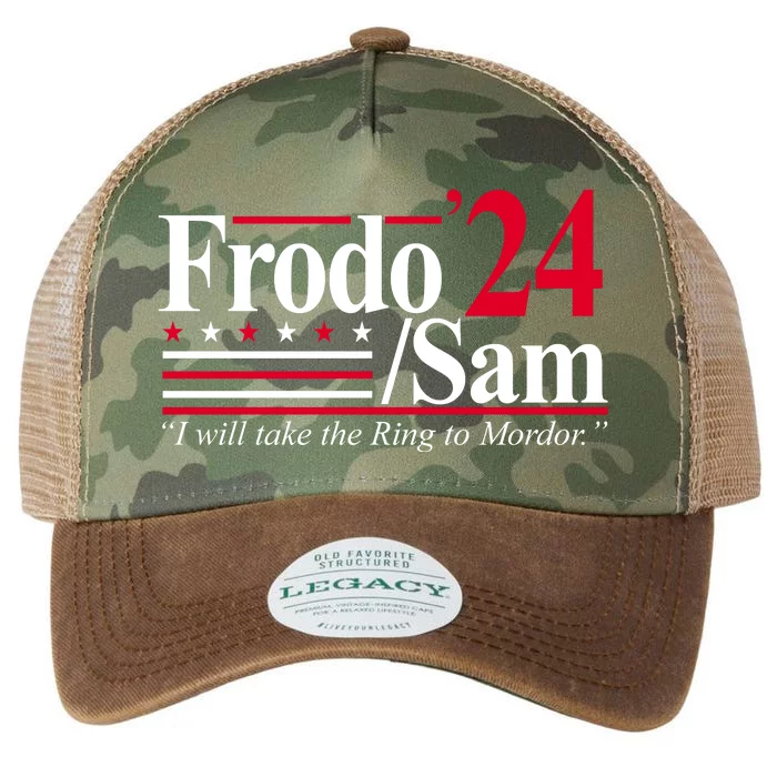 Frodo Sam 2024 I Will Take The Ring To Mordor Legacy Tie Dye Trucker Hat