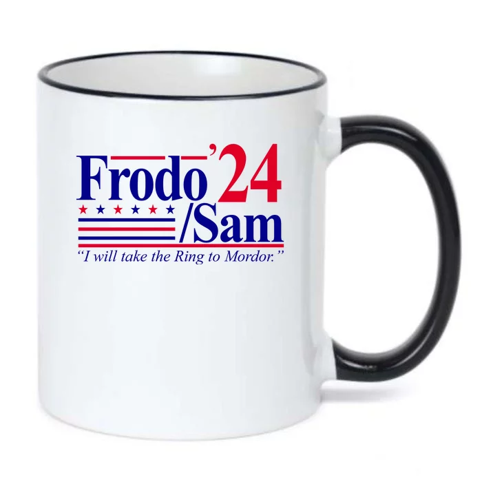 Frodo Sam 2024 I Will Take The Ring To Mordor Black Color Changing Mug