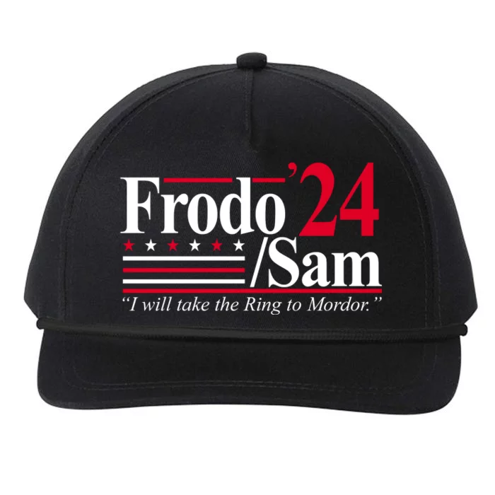 Frodo Sam 2024 I Will Take The Ring To Mordor Snapback Five-Panel Rope Hat