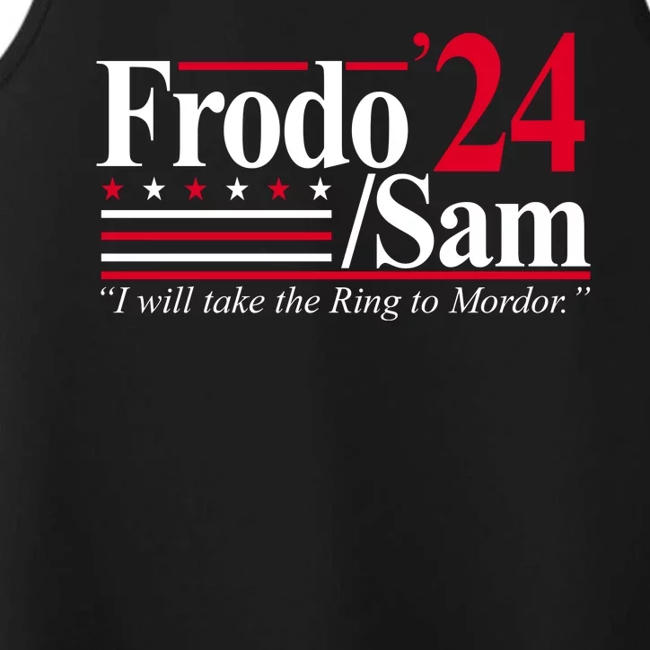 Frodo Sam 2024 I Will Take The Ring To Mordor Performance Tank