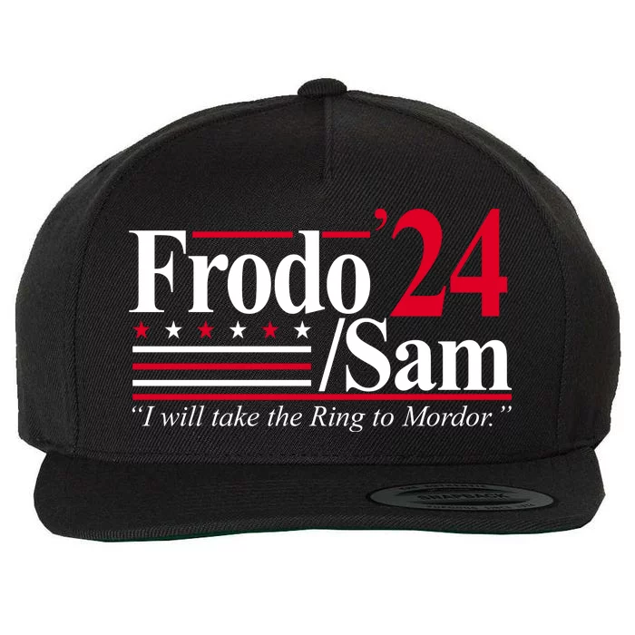 Frodo Sam 2024 I Will Take The Ring To Mordor Wool Snapback Cap