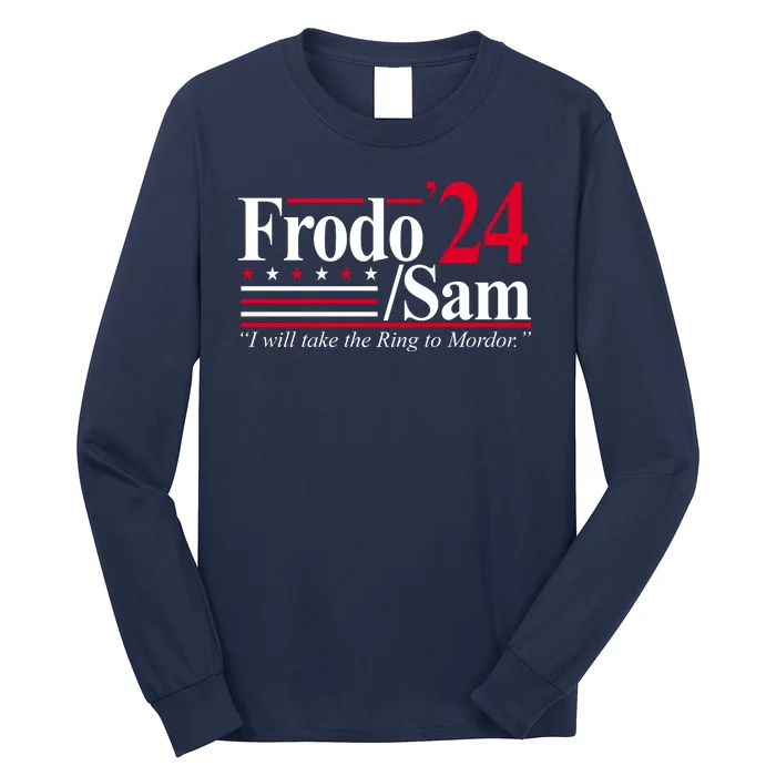 Frodo Sam 2024 I Will Take The Ring To Mordor Long Sleeve Shirt