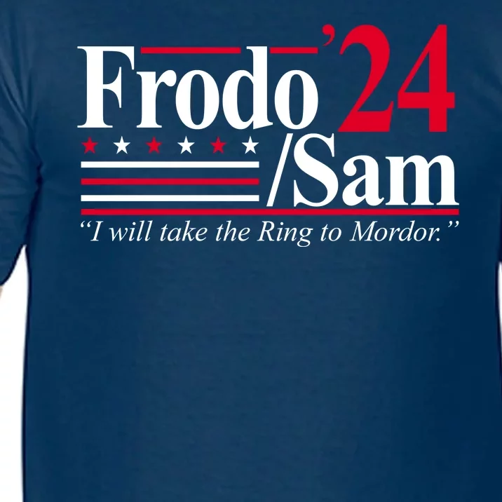 Frodo Sam 2024 I Will Take The Ring To Mordor Comfort Colors T-Shirt