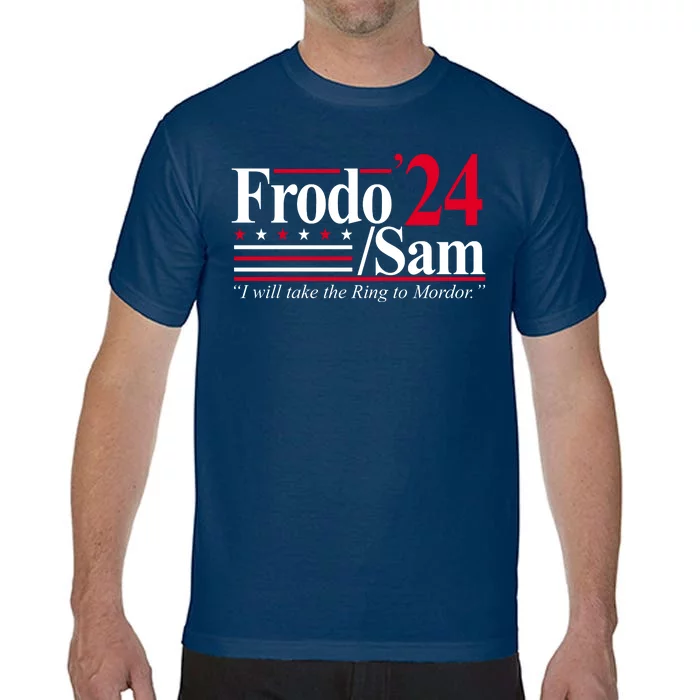 Frodo Sam 2024 I Will Take The Ring To Mordor Comfort Colors T-Shirt