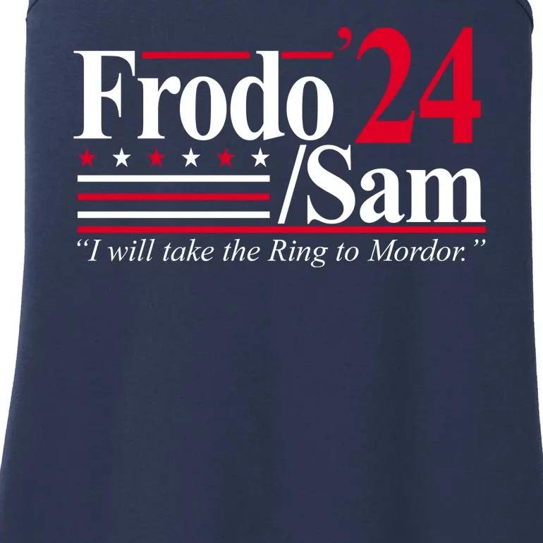 Frodo Sam 2024 I Will Take The Ring To Mordor Ladies Essential Tank