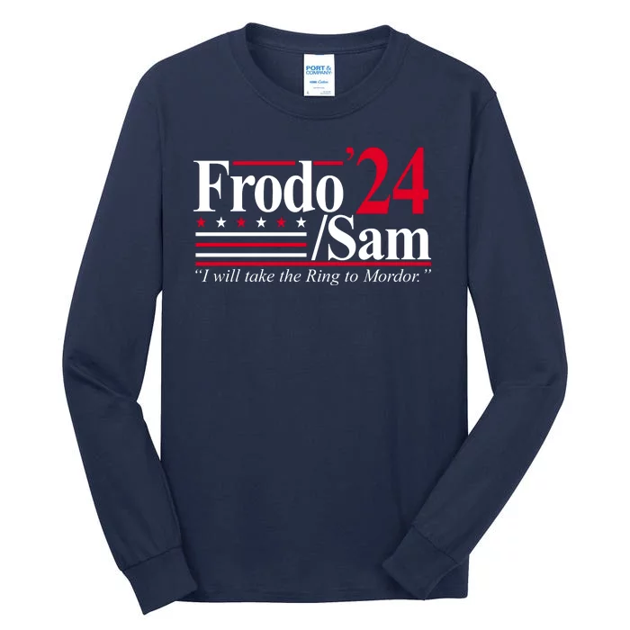 Frodo Sam 2024 I Will Take The Ring To Mordor Tall Long Sleeve T-Shirt