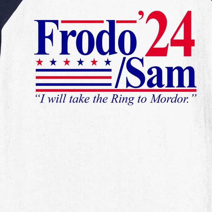 Frodo Sam 2024 I Will Take The Ring To Mordor Baseball Sleeve Shirt