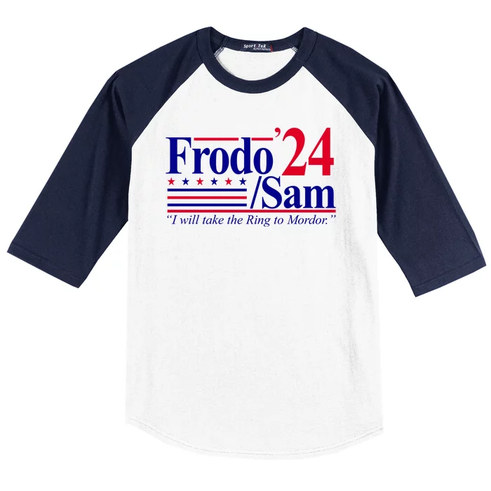 Frodo Sam 2024 I Will Take The Ring To Mordor Baseball Sleeve Shirt