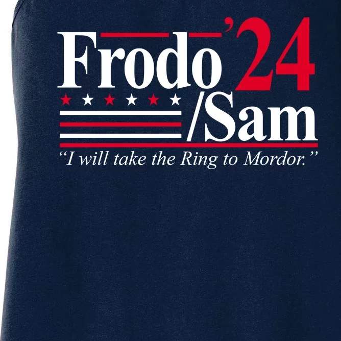 Frodo Sam 2024 I Will Take The Ring To Mordor Women's Racerback Tank