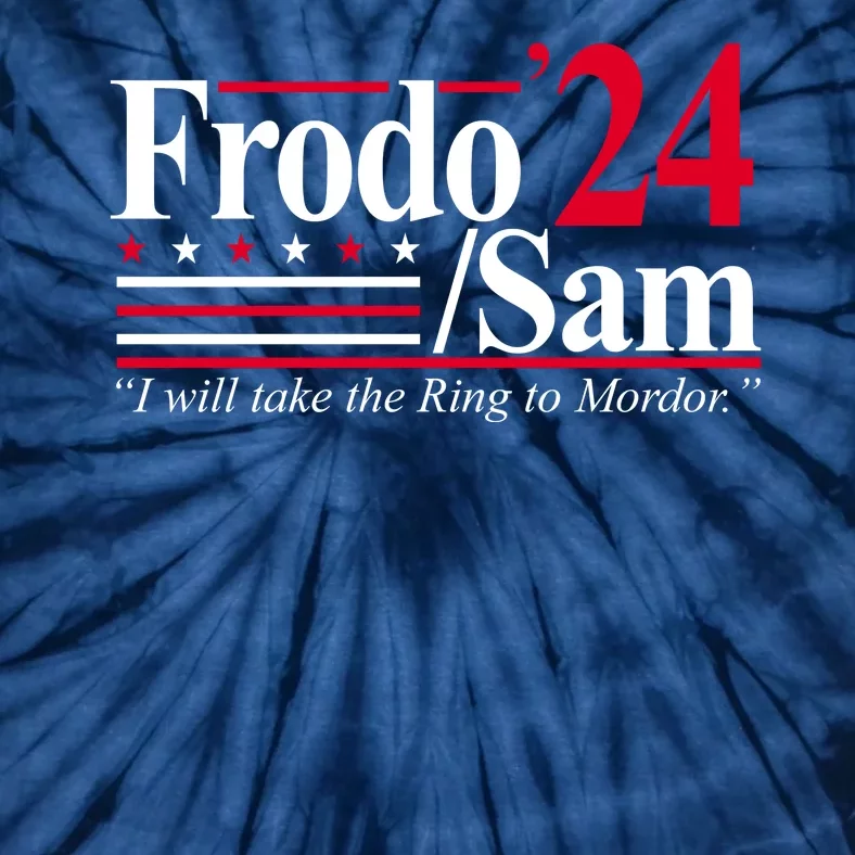 Frodo Sam 2024 I Will Take The Ring To Mordor Tie-Dye T-Shirt