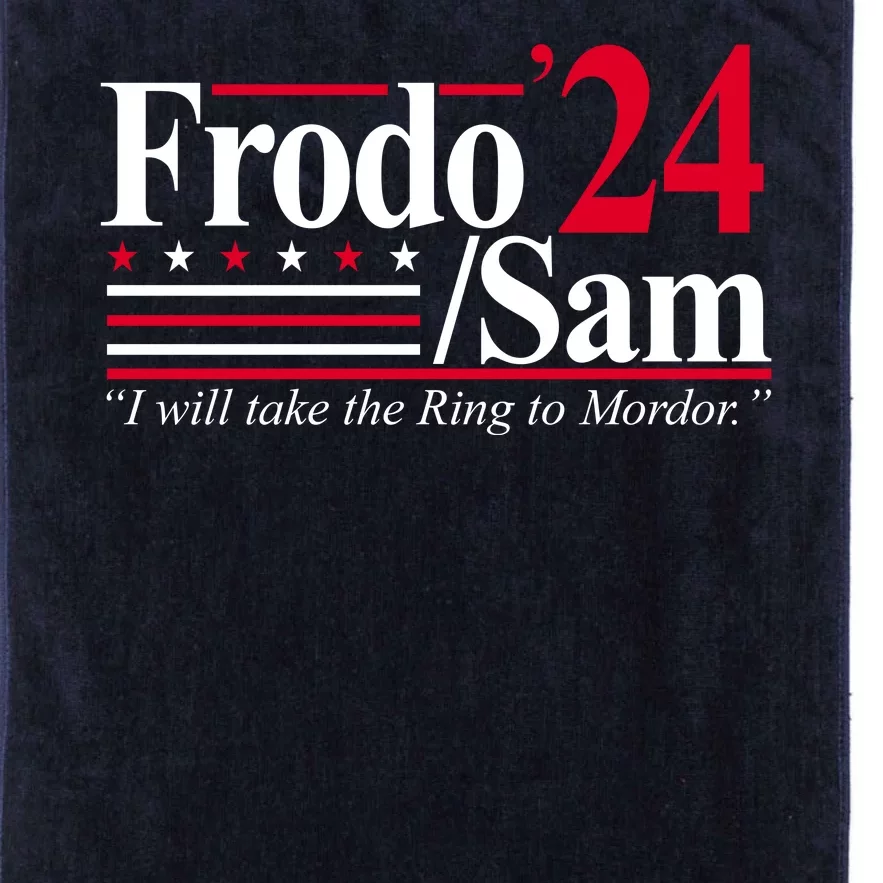 Frodo Sam 2024 I Will Take The Ring To Mordor Platinum Collection Golf Towel