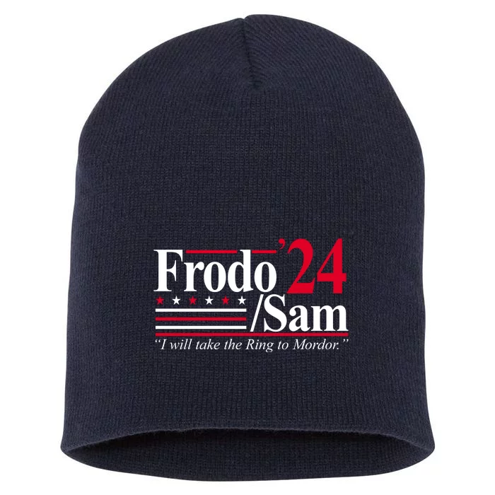 Frodo Sam 2024 I Will Take The Ring To Mordor Short Acrylic Beanie