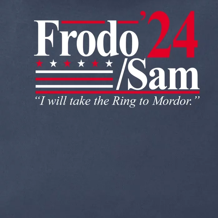 Frodo Sam 2024 I Will Take The Ring To Mordor Zip Tote Bag