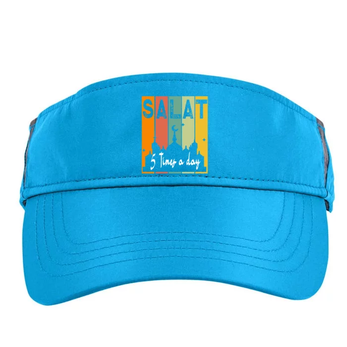 First Salat 5 Times Day Muslim Prayer Design Ramadan Kareem Gift Adult Drive Performance Visor