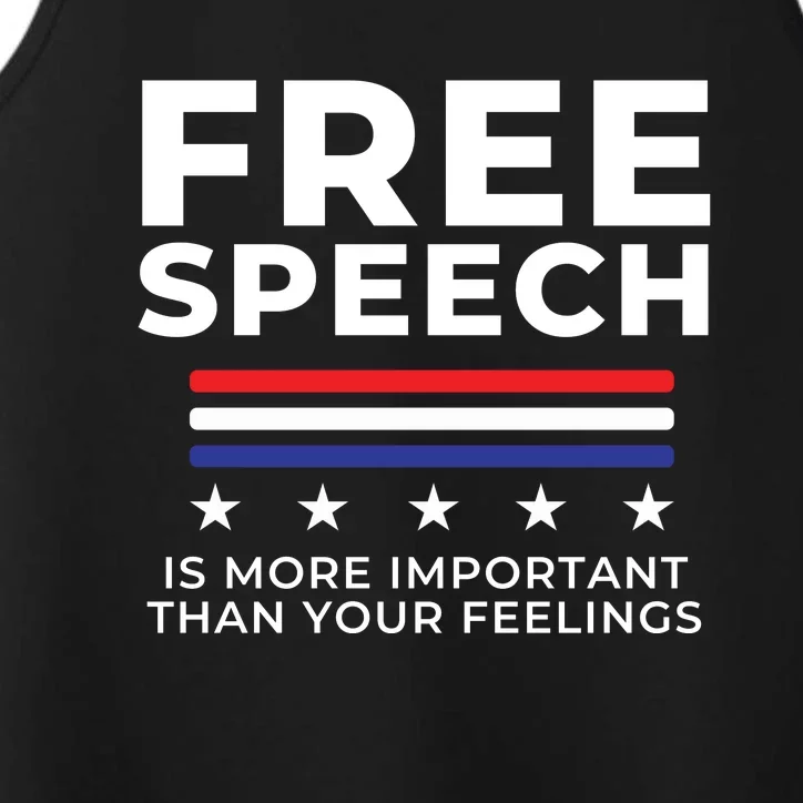 Free Speech Anti Cancel Culture Performance Tank