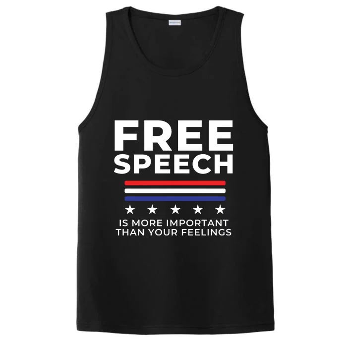 Free Speech Anti Cancel Culture Performance Tank