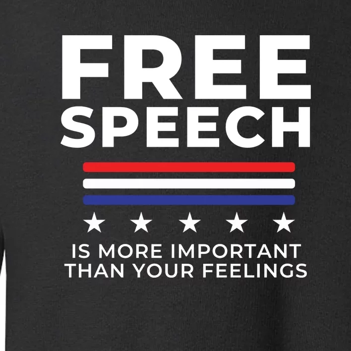 Free Speech Anti Cancel Culture Toddler Sweatshirt