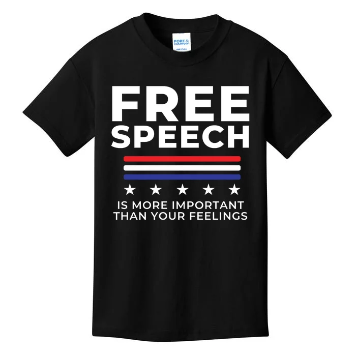 Free Speech Anti Cancel Culture Kids T-Shirt