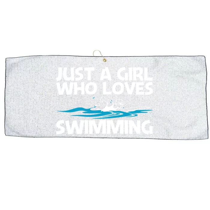 Funny Swimming Art Mom Swim Swimming Sport Swimmer Meaningful Gift Large Microfiber Waffle Golf Towel