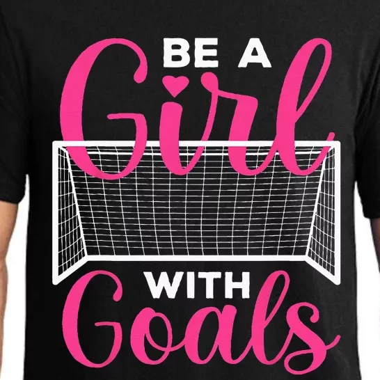 Funny Soccer Art For Teens Women Soccer Lovers Players Pajama Set