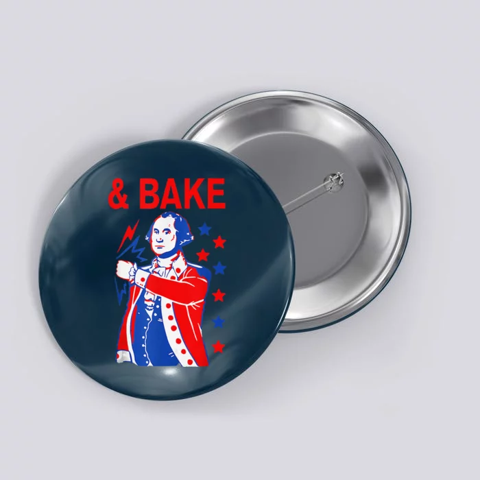 Funny Shake And Bake 4th Of July Couple Matching & Bake Button