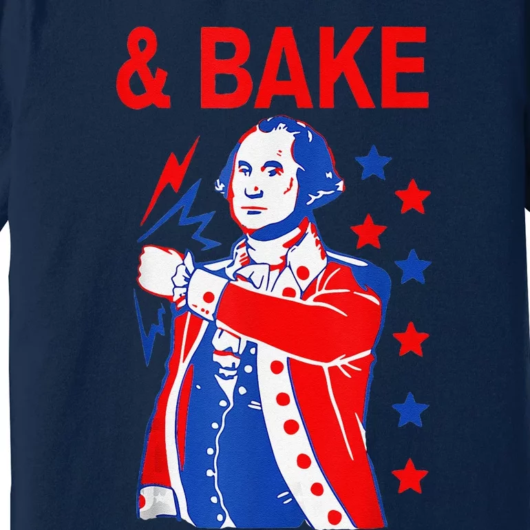 Funny Shake And Bake 4th Of July Couple Matching & Bake Premium T-Shirt