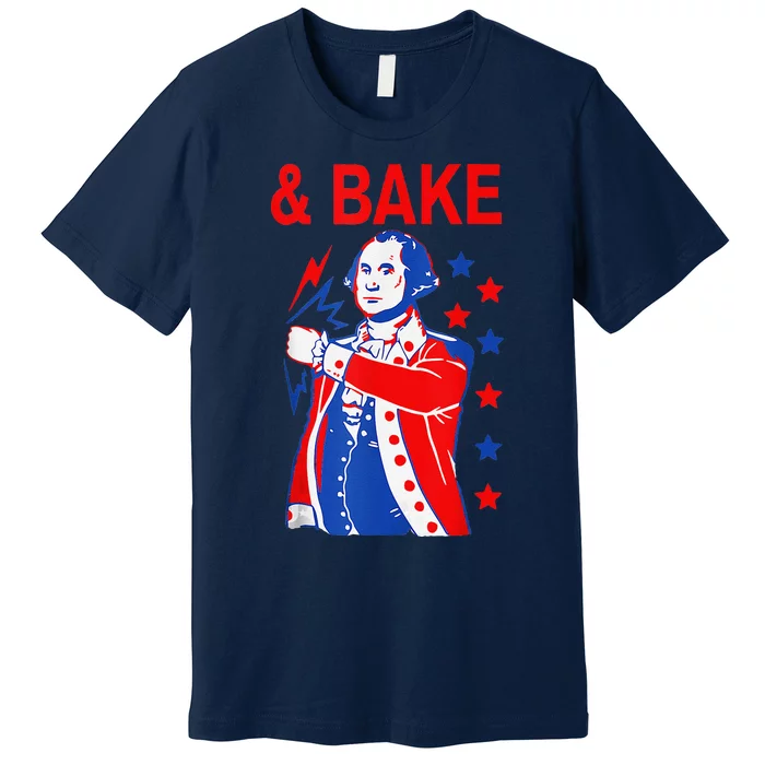 Funny Shake And Bake 4th Of July Couple Matching & Bake Premium T-Shirt