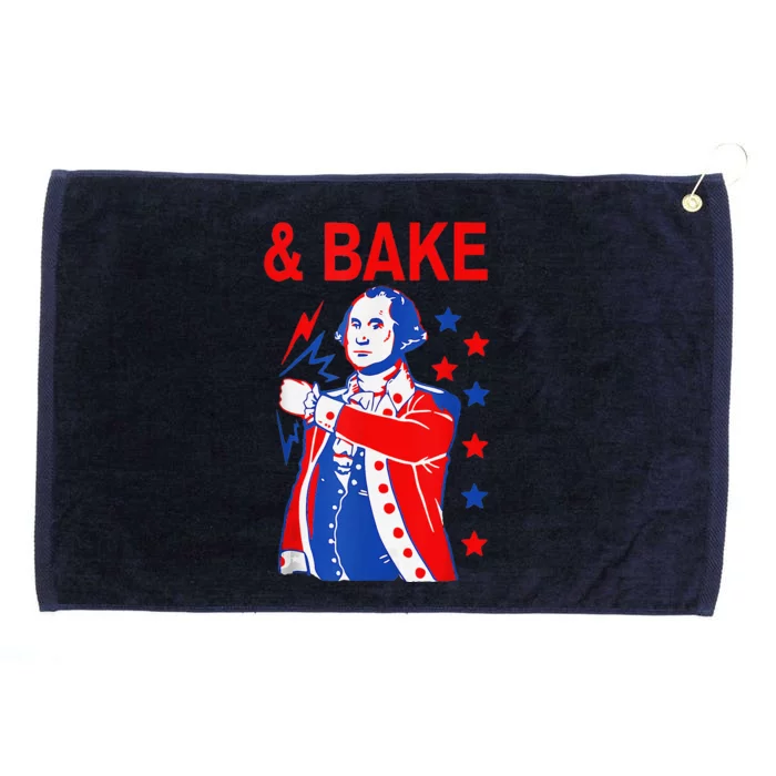 Funny Shake And Bake 4th Of July Couple Matching & Bake Grommeted Golf Towel