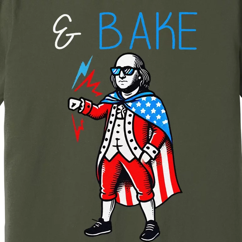 Funny Shake And Bake 4th Of July Couple Matching & Bake Premium T-Shirt