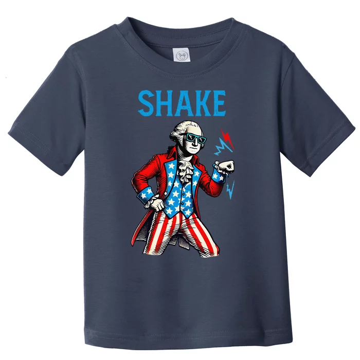 Funny Shake And Bake 4th Of July Couple Matching Shake Toddler T-Shirt