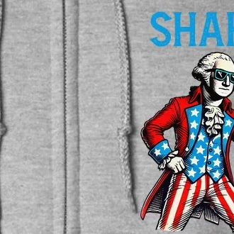 Funny Shake And Bake 4th Of July Couple Matching Shake Full Zip Hoodie