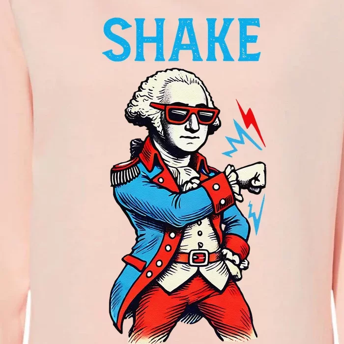 Funny Shake And Bake 4th Of July Couple Matching Shake Womens California Wash Sweatshirt