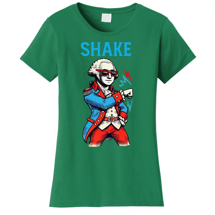 Funny Shake And Bake 4th Of July Couple Matching Shake Women's T-Shirt