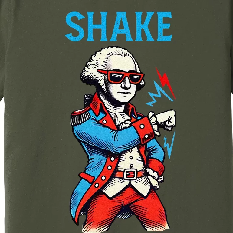 Funny Shake And Bake 4th Of July Couple Matching Shake Premium T-Shirt