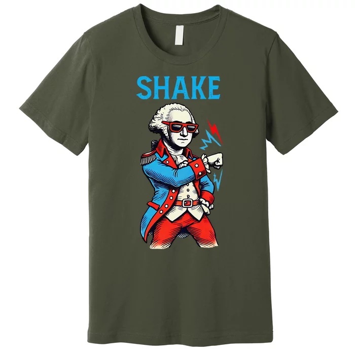 Funny Shake And Bake 4th Of July Couple Matching Shake Premium T-Shirt