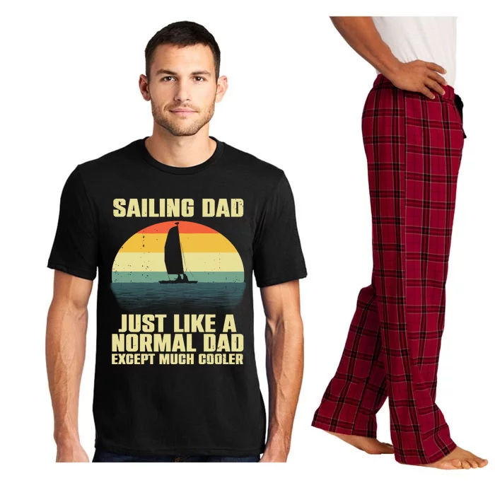 Funny Sailing Art For Dad Sailing Sailor Sail Sailboat Pajama Set