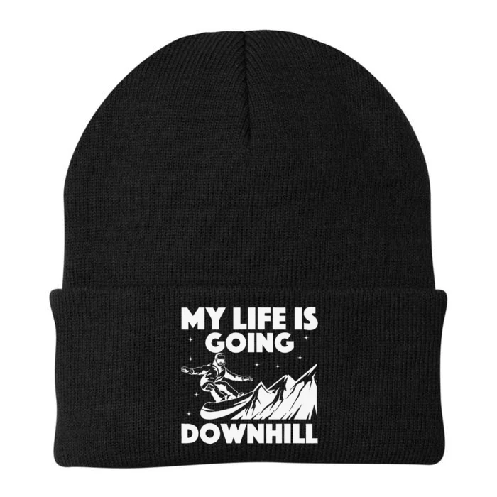 Funny Snowboarding Art For Snowboard Snowboarder Knit Cap Winter Beanie