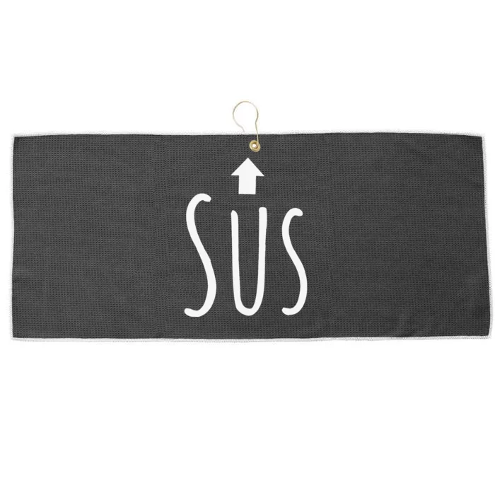 Funny Sus Arrow Gift Large Microfiber Waffle Golf Towel