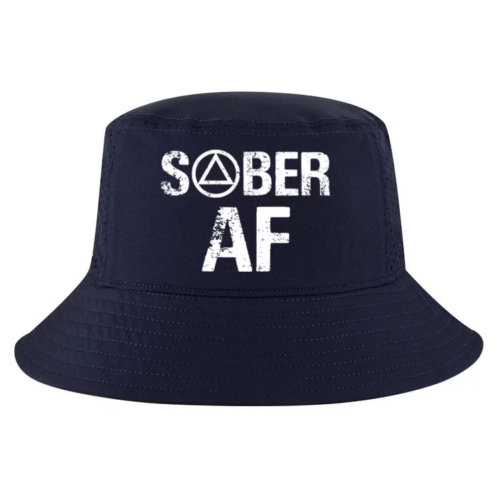 Funny Sober Af Sobriety Recovery Aa Alcoholic Support Gift Cool Comfort Performance Bucket Hat