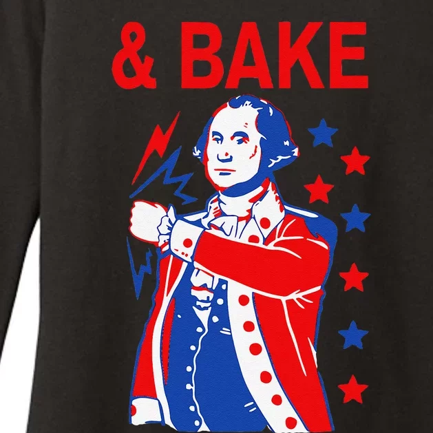 Funny Shake And Bake 4th Of July Couple Matching & Bake Womens CVC Long Sleeve Shirt