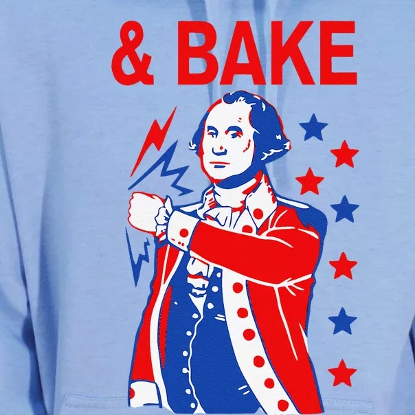 Funny Shake And Bake 4th Of July Couple Matching & Bake Unisex Surf Hoodie