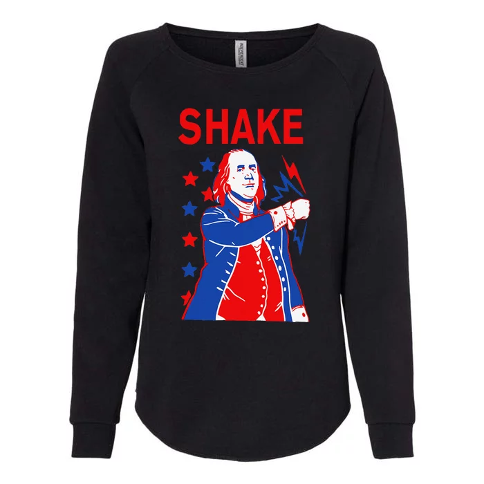 Funny Shake And Bake 4th Of July Couple Matching Womens California Wash Sweatshirt